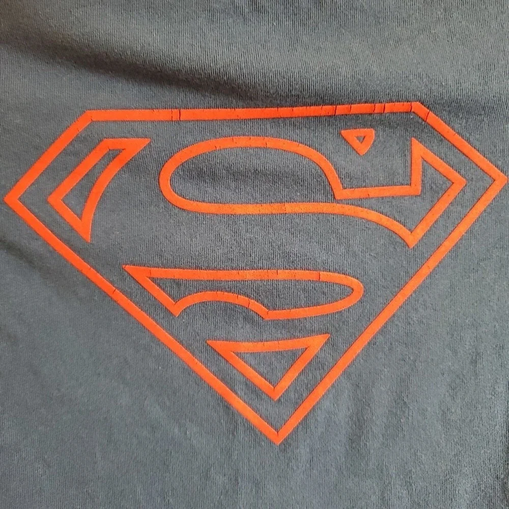 GAP Kids Superman T-Shirt Boys Sz S Blue Graphic DC Comics Superhero Shirt